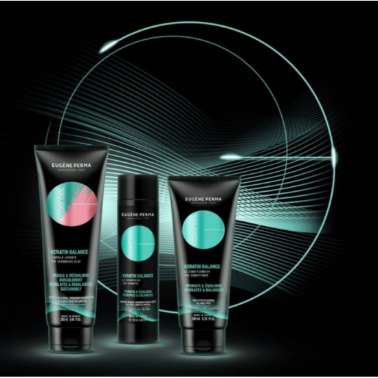 Очищувальна глина-шампунь Essential Keratin Balance Eugene Perma 250 мл