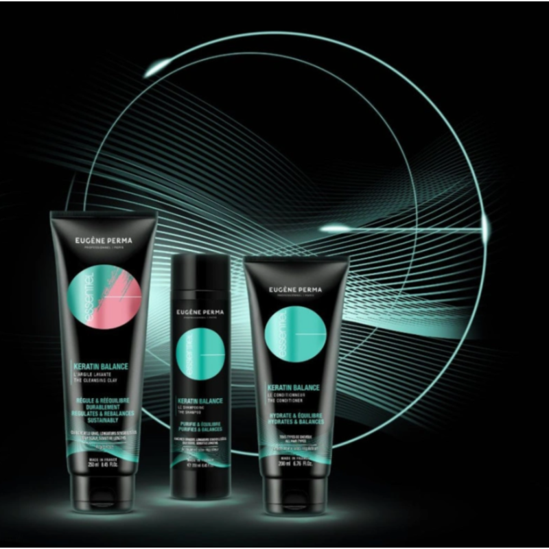 Шампунь з кератином для комбінованого волосся Essential Keratin Balance Shampoo Eugene Perma 250 мл Шампунь з кератином для комбінованого волосся Essential Keratin Balance Shampoo Eugene Perma 250 мл