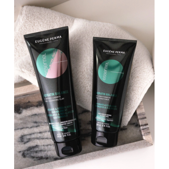 Очищувальна глина-шампунь Essential Keratin Balance Eugene Perma 250 мл
