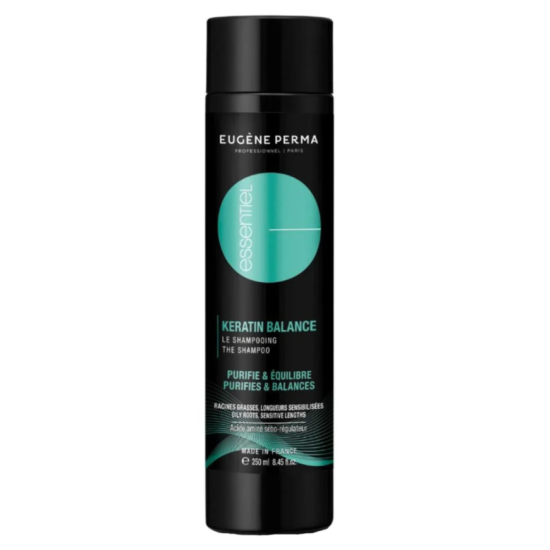 Шампунь з кератином для комбінованого волосся Essential Keratin Balance Shampoo Eugene Perma 250 мл