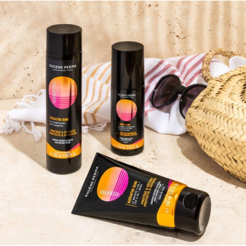 Маска для поврежденных волос с кератином Keratin SUN Mask 2 in 1 Eugene Perma 150 мл Маска для поврежденных волос с кератином Keratin SUN Mask 2 in 1 Eugene Perma 150 мл