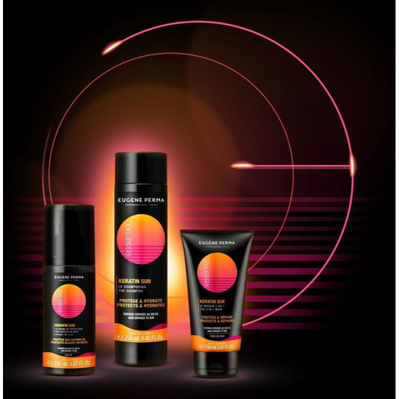 Маска для поврежденных волос с кератином Keratin SUN Mask 2 in 1 Eugene Perma 150 мл Маска для поврежденных волос с кератином Keratin SUN Mask 2 in 1 Eugene Perma 150 мл