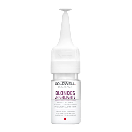 Сыворотка анти-желтая для сохранения блонд-оттенка волос Dualsenses Blondes Highlights Goldwell 12*18 мл