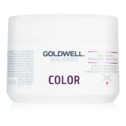 Маска для збереження кольору тонкого фарбованого волосся Dualsenses Color Goldwell