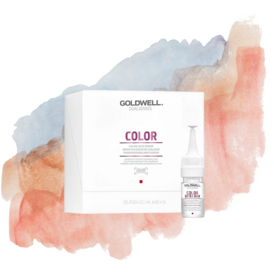 Сыворотка для сохранения цвета тонких окрашенных волос Dualsenses Color Goldwell 12*18 мл