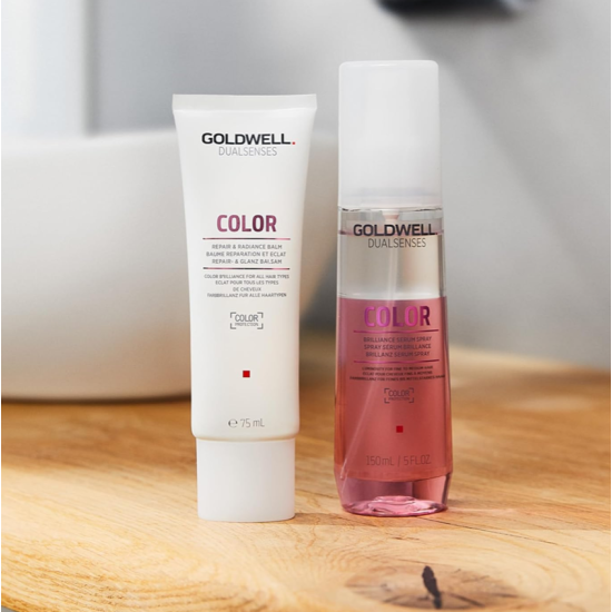 Шампунь для збереження кольору тонкого фарбованого волосся Dualsenses Color Goldwell