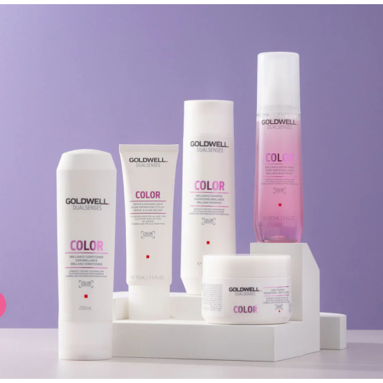 Шампунь для збереження кольору тонкого фарбованого волосся Dualsenses Color Goldwell