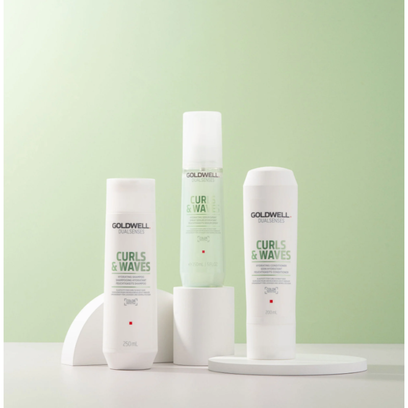 Спрей-сироватка для зволоження кучерявого та хвилястого волосся Dualsenses Curls Waves Goldwell 150 мл Спрей-сироватка для зволоження кучерявого та хвилястого волосся Dualsenses Curls Waves Goldwell 150 мл