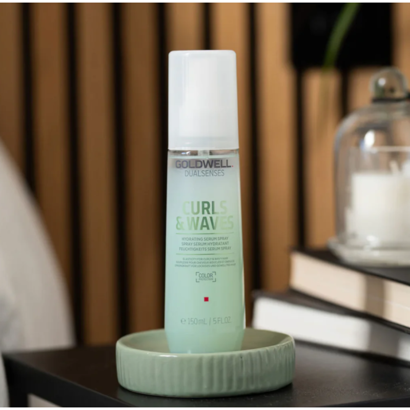Спрей-сироватка для зволоження кучерявого та хвилястого волосся Dualsenses Curls Waves Goldwell 150 мл Спрей-сироватка для зволоження кучерявого та хвилястого волосся Dualsenses Curls Waves Goldwell 150 мл