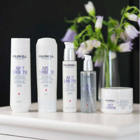 Шампунь для разглаживания непослушных волос Dualsenses Just Smooth Goldwell