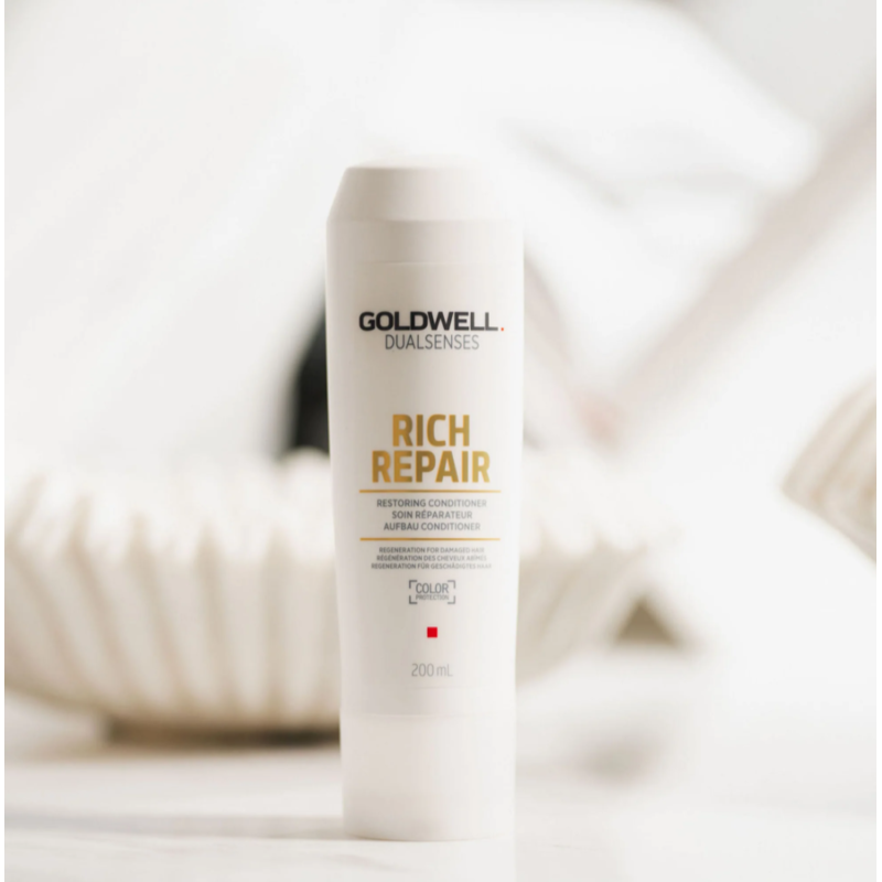 Бальзам для відновлення сухого та пошкодженого волосся Dualsenses Rich Repair Goldwell