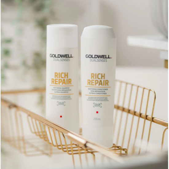 Шампунь для відновлення сухого та пошкодженого волосся Dualsenses Rich Repair Goldwell