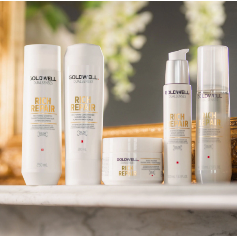 Шампунь для відновлення сухого та пошкодженого волосся Dualsenses Rich Repair Goldwell