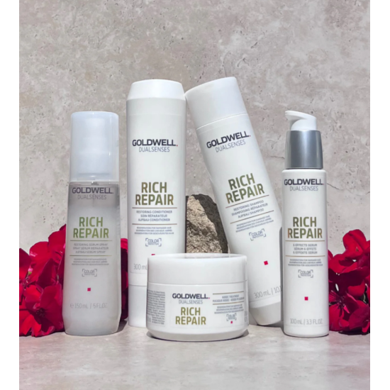 Шампунь для відновлення сухого та пошкодженого волосся Dualsenses Rich Repair Goldwell