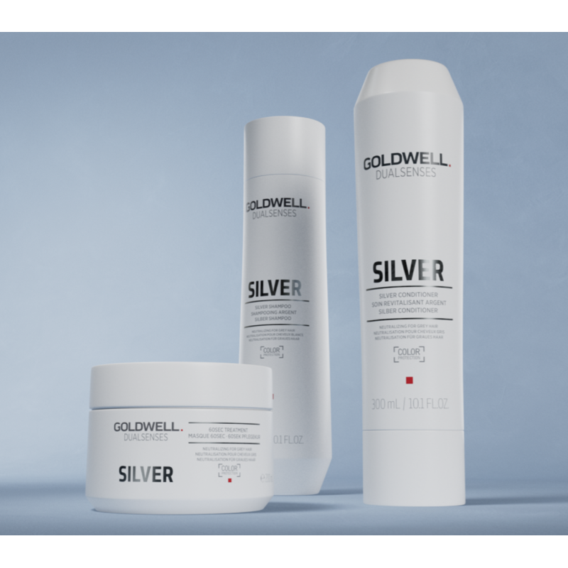 Шампунь для осветленных и седых волос Dualsenses Silver Goldwell 250 мл