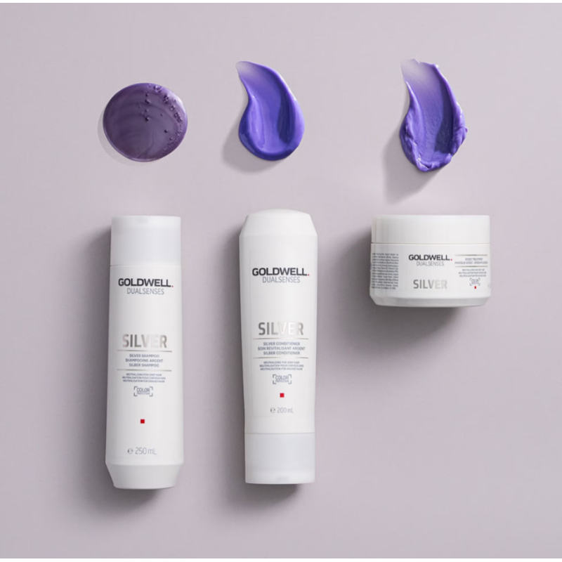 Шампунь для осветленных и седых волос Dualsenses Silver Goldwell 250 мл