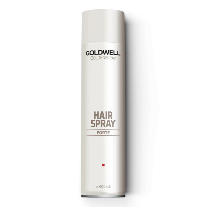 Лак золотой для укладки волос средней фиксации Goldenspray Hairspray Forte Goldwell 600 мл