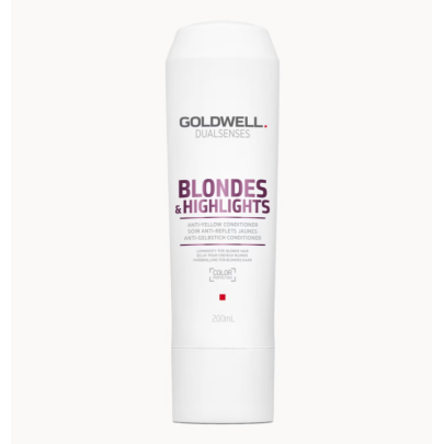 Бальзам анти-желтый для осветленных волос Dualsenses Blondes Highlights Goldwell