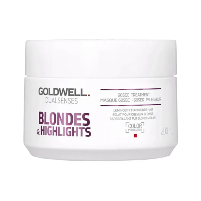 Маска анти-желтая для восстановления осветленных волос Dualsenses Blondes Highlights Goldwell