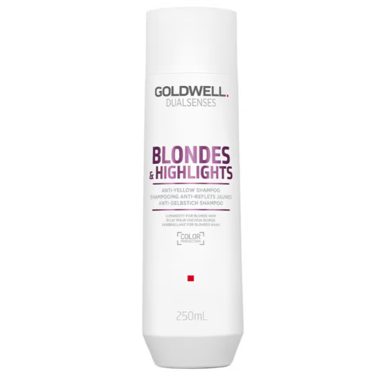 Шампунь анти-жовтий для освітленого волосся Dualsenses Blondes Highlights Goldwell