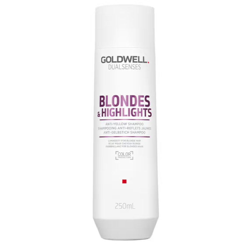 Шампунь анти-жовтий для освітленого волосся Dualsenses Blondes Highlights Goldwell