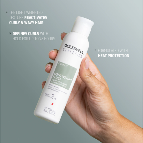 Легкий флюїд для формування локонів еластичної фіксації Stylesign Curl Lightweight Fluid Goldwell 150 мл