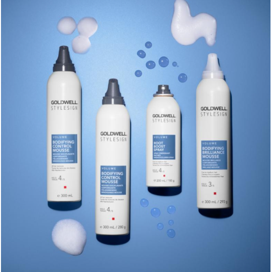 Пенка-мусс для укладки волос сильной фиксации Stylesign Volume Bodifying Control Mousse Goldwell