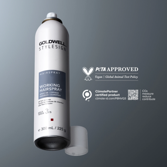 Спрей для блиску волосся середньої фіксації Stylesign Working Hairspray Goldwell