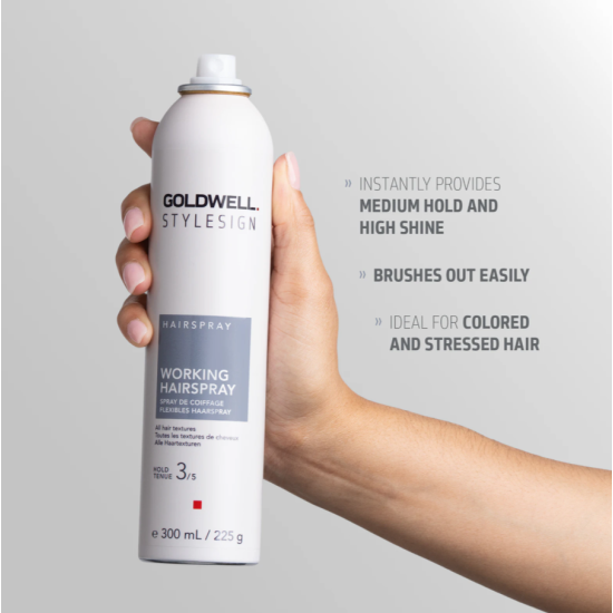 Спрей для блиску волосся середньої фіксації Stylesign Working Hairspray Goldwell