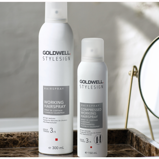 Спрей для блиску волосся середньої фіксації Stylesign Working Hairspray Goldwell