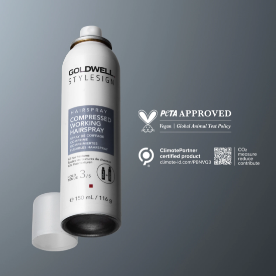 Спрей концентрований для волосся середньої фіксації Stylesign Compressed Working Hairspray Goldwell 150 мл