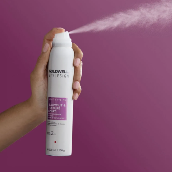 Спрей для объема и текстуры волос эластичной фиксации Stylesign Heat Styling Blowout Texture Spray Goldwell 200 мл