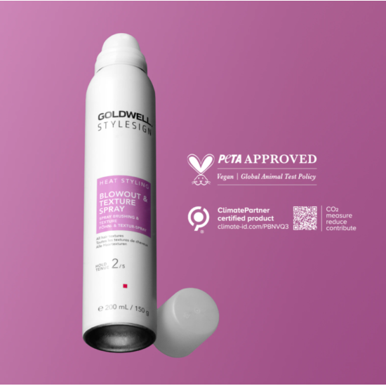 Спрей для объема и текстуры волос эластичной фиксации Stylesign Heat Styling Blowout Texture Spray Goldwell 200 мл