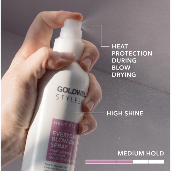 Спрей для розгладження волосся середньої фіксації Stylesign Heat Styling Everyday Blow-Dry Spray Goldwell 200 мл
