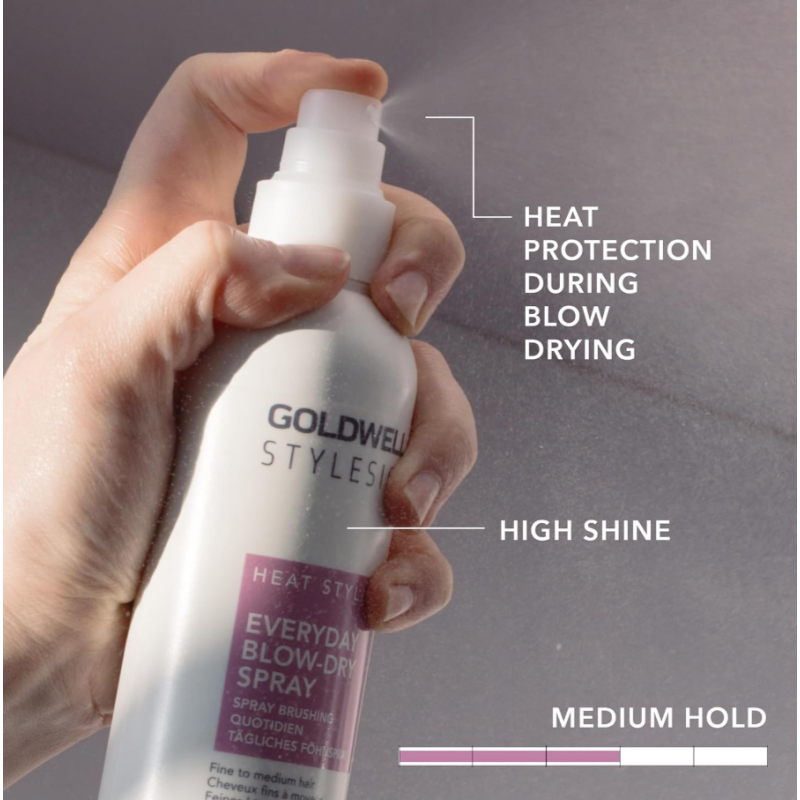 Спрей для розгладження волосся середньої фіксації Stylesign Heat Styling Everyday Blow-Dry Spray Goldwell 200 мл