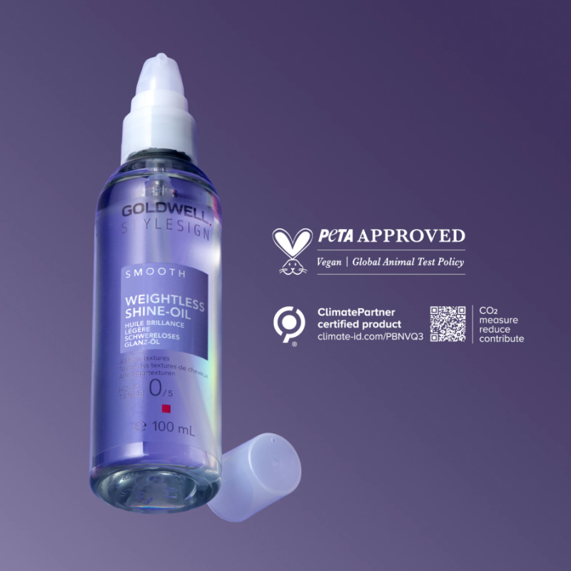 Масло для укладки волос невесомое без фиксации Stylesign Smooth Weightless Shine-Oil Goldwell