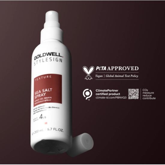 Солевой спрей для волос сильной фиксации Stylesign Texture Sea Salt Spray Goldwell 200 мл