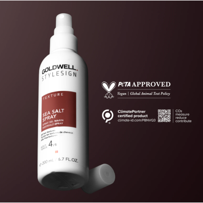 Солевой спрей для волос сильной фиксации Stylesign Texture Sea Salt Spray Goldwell 200 мл