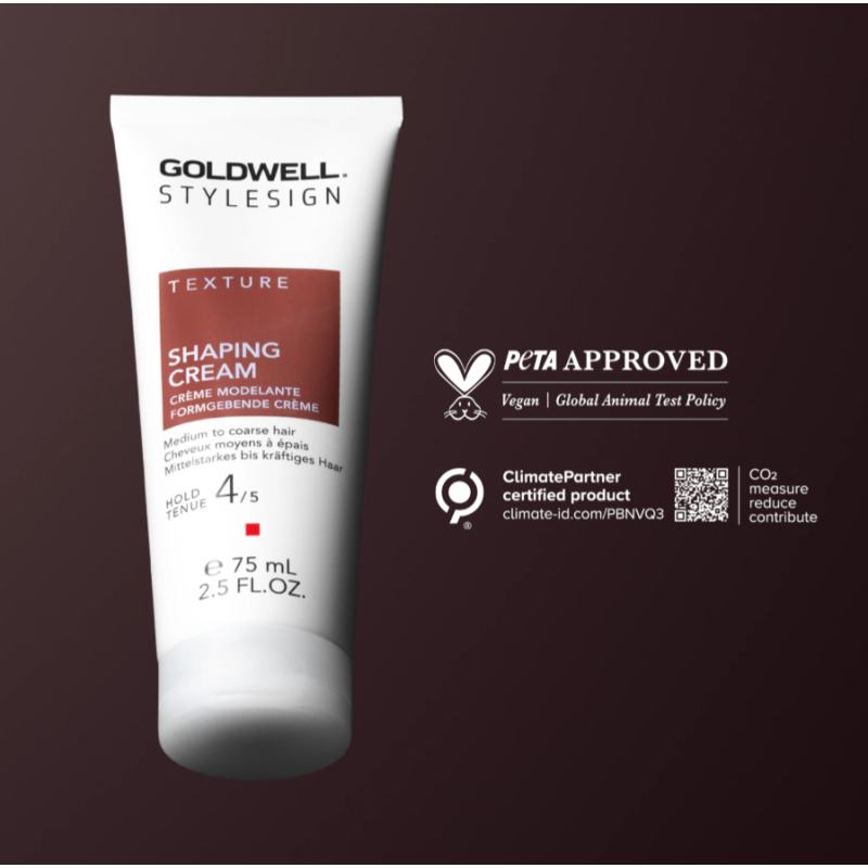 Крем для укладки волос с блеском сильной фиксации Stylesign Texture Shaping Cream Goldwell 75 мл