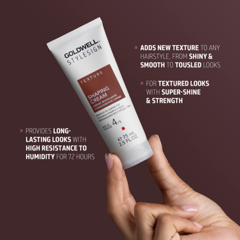 Крем для укладки волос с блеском сильной фиксации Stylesign Texture Shaping Cream Goldwell 75 мл