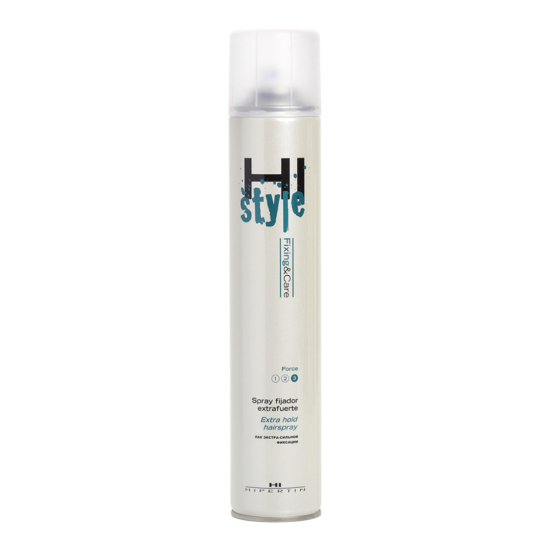 Лак для укладання волосся екстра-сильної фіксації Hairspray Extra Strong Hold 3 Hipertin 650 мл