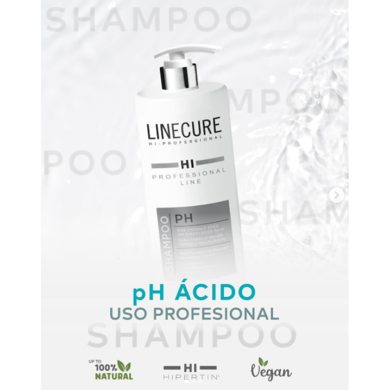 Шампунь із кислотним рН після фарбування Acid Shampoo Professional Hipertin 1000 мл