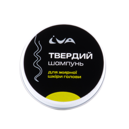 Твердый шампунь для жирной кожи головы IVA 