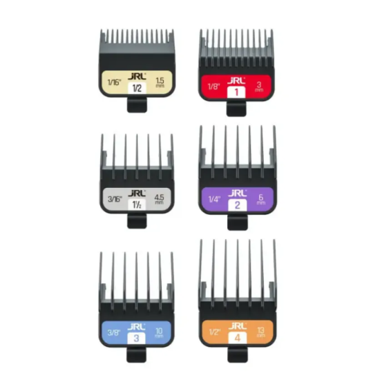 Набор магнитных насадок для машинок JRL Premium Magnetic Clipper Guard Set JRL-G5 Набор магнитных насадок для машинок JRL Premium Magnetic Clipper Guard Set JRL-G5