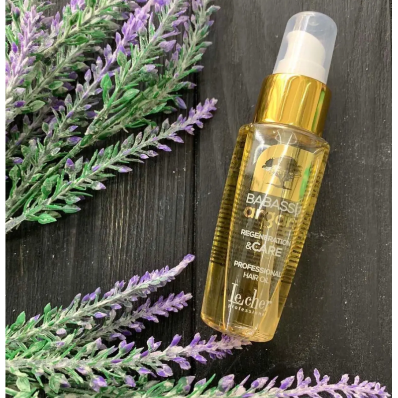 Олія для волосся арганова з екстрактом бабасу Babassu Argan Le Cher 50 мл