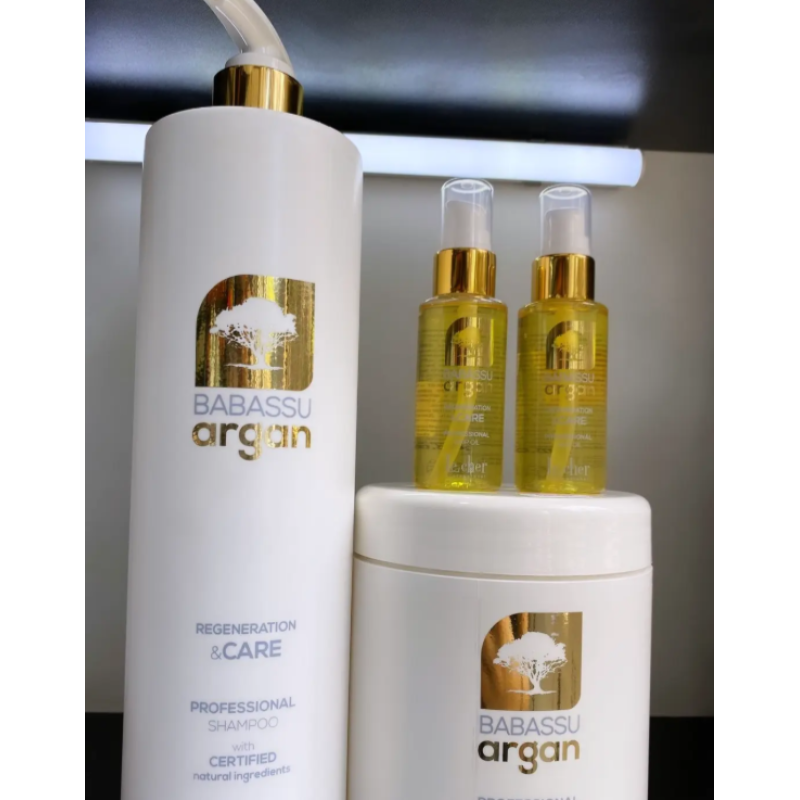 Олія для волосся арганова з екстрактом бабасу Babassu Argan Le Cher 50 мл