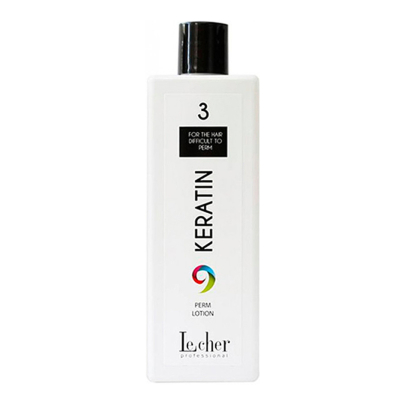 Засіб для перманента №3 для твердого волосся Keratin Perm Le Cher 500 мл