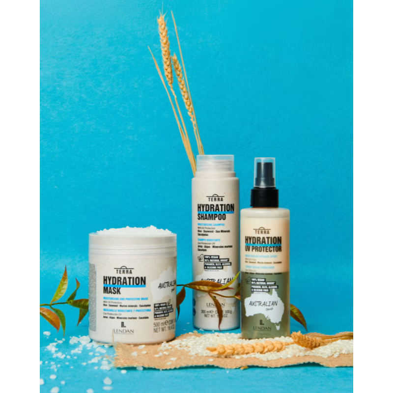 Двухфазный увлажняющий спрей для волос Hydration UV Protector Spray Lendan 200 мл Двухфазный увлажняющий спрей для волос Hydration UV Protector Spray Lendan 200 мл