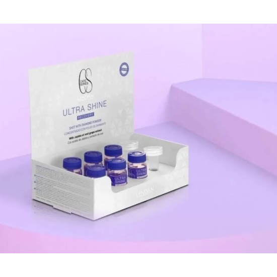 Концентрированный бустер для блеска волос Recovery Ultra Shine Shot Lendan 6x10 мл