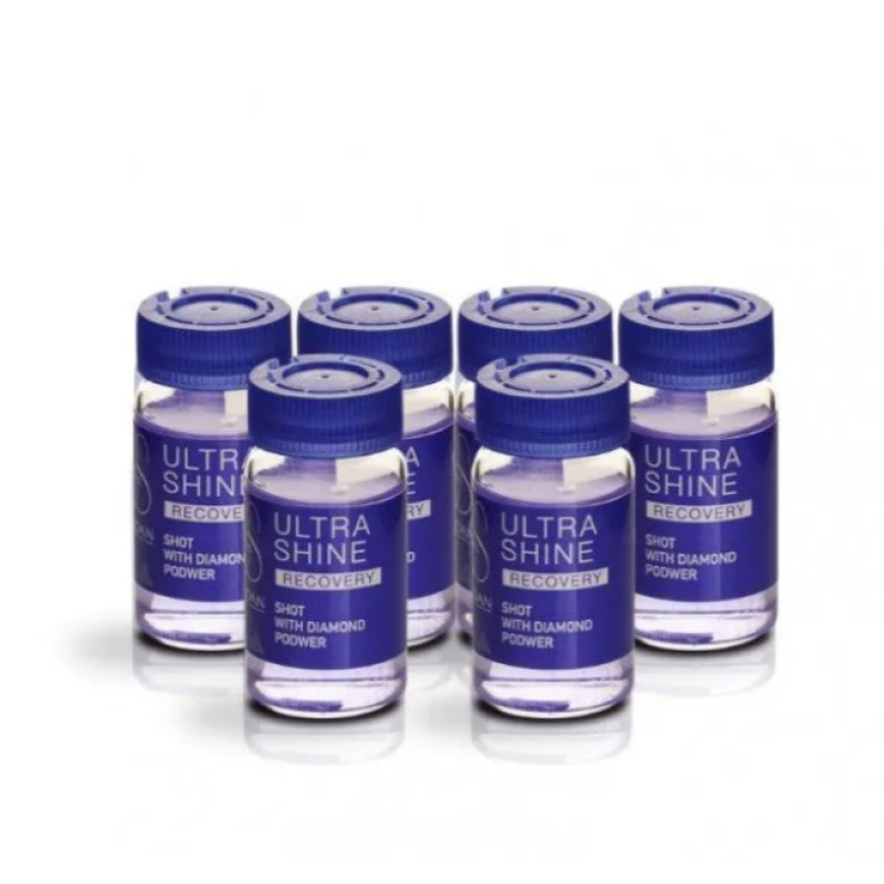 Концентрированный бустер для блеска волос Recovery Ultra Shine Shot Lendan 6x10 мл Концентрированный бустер для блеска волос Recovery Ultra Shine Shot Lendan 6x10 мл